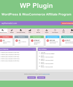 WordPress & WooCommerce Affiliate Program wp theme